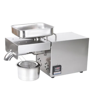 Commercial Stainless Steel Oil Press with Temperature Display