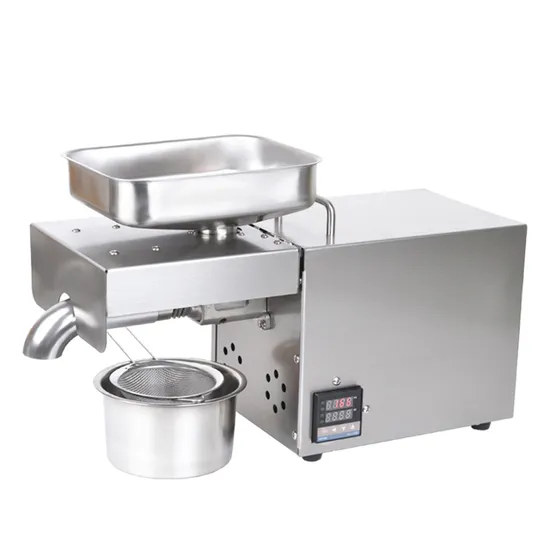 Commercial Stainless Steel Oil Press with Temperature Display