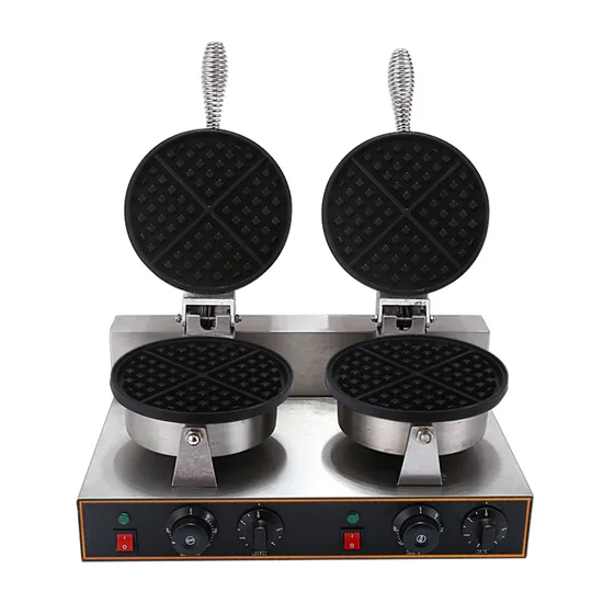 Hf-X5-2 Electric Stainless Steel Two Plate Waffle Maker Machine with CE