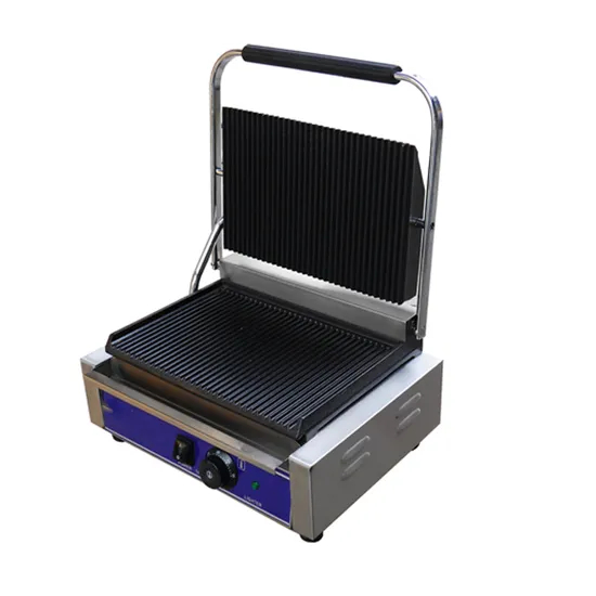 Premium Stainless Steel Electric Panini Maker for Restaurants