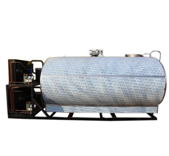 2025 Hot Sale Durable Stainless Steel 500-10000L Milk Cooler Milk Cooling Tank for Efficient Dairy Preservation