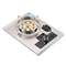 Stainless Steel Single Burner Gas Stove with Nine-Hole Design