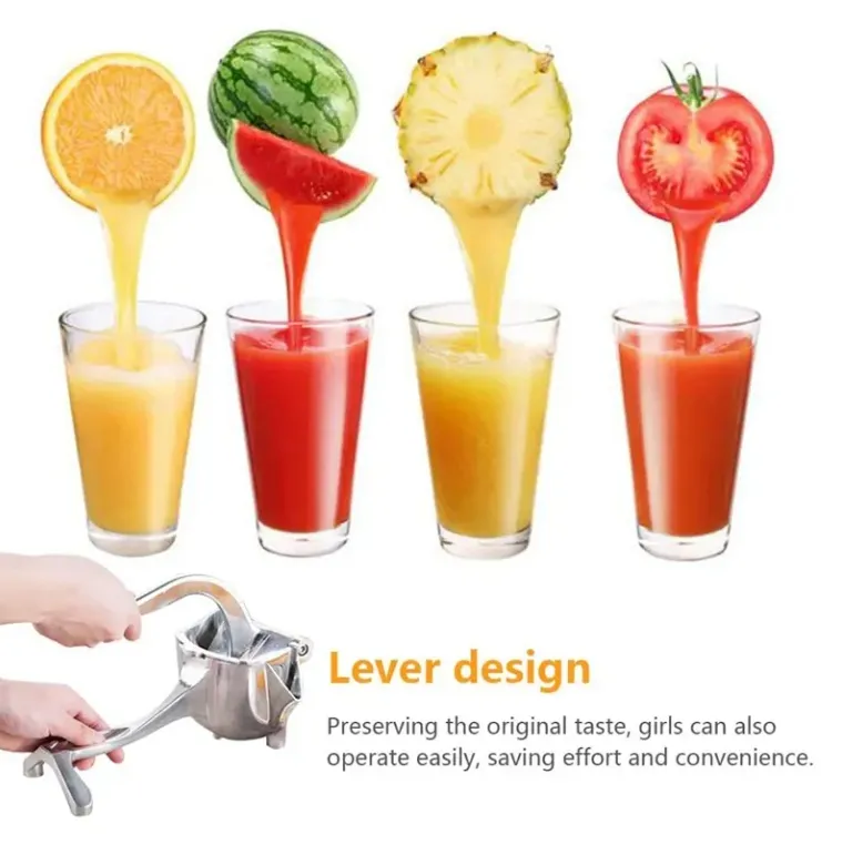 Premium Manual Fruit Juicer - Hand Press Extractor for Fresh Juice