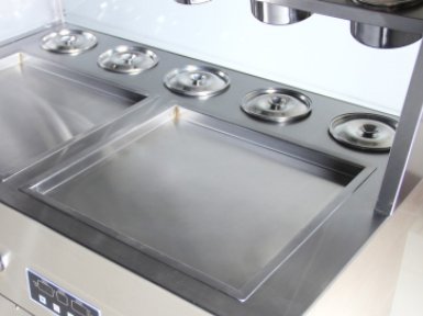 Premium Single Round Ice Cream Rolls Maker for Businesses