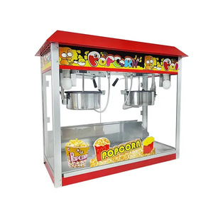 China Automatic Commercial Industrial Popcorn Making Machine Double Popcorn Maker