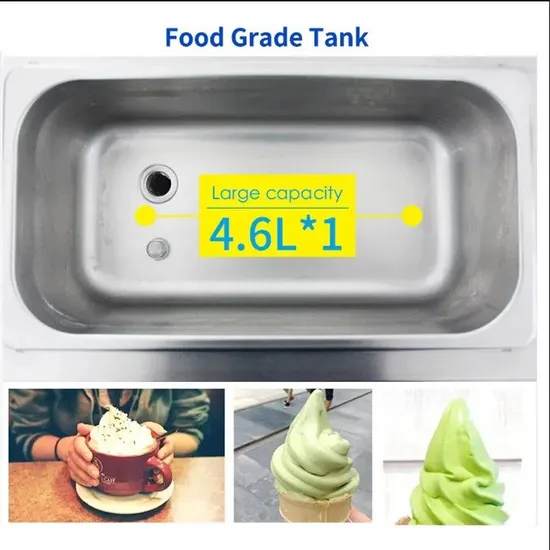 Commercial Countertop Soft Serve Ice Cream Machine for Restaurants