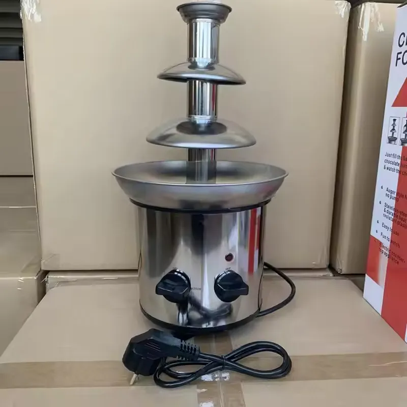 Triple Tiers Chocolate Fountain for Home Use (CT-1004)