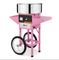 Professional Pink Cotton Candy Machine with Wheels for Hot Sale