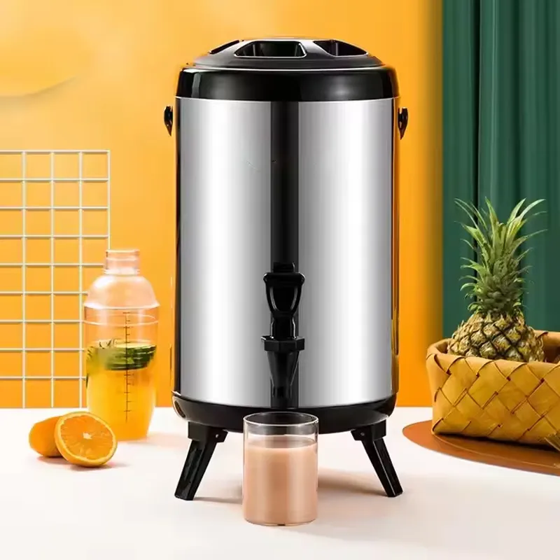 Premium 10L Stainless Steel Tea and Milk Storage Barrel