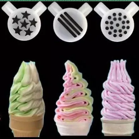 6 Types of Ice Cream Machine Accessories Outlet Nozzles