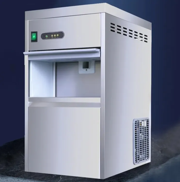 Commercial Cube Ice Machine Producing 40kg Daily Output