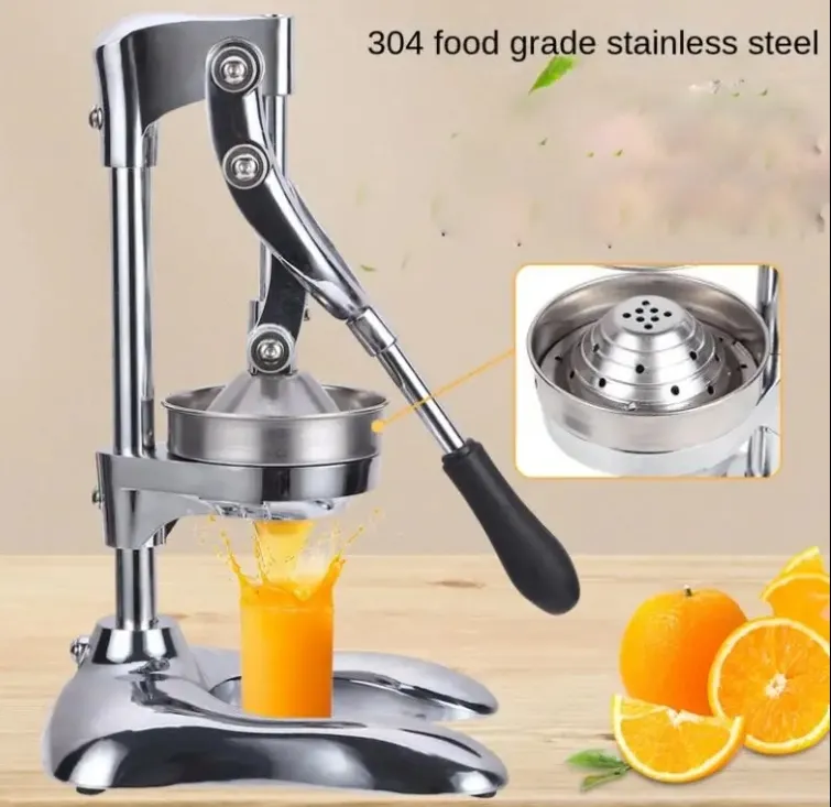 Citrus Press Juicer Manual Lemon Squeezer Stainless Steel Orange Fruit Fast Juicer with Cast Iron Body