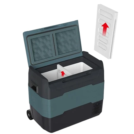 T55 50L Compressor Car Fridge Portable USB Charging for Camping /Outdoor/Hotel/Household Use