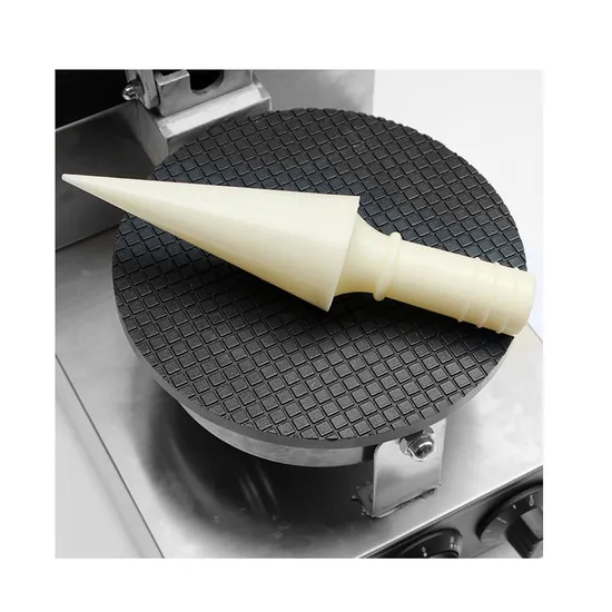 Commercial Stainless Steel Electric Single Plate Ice Cream Cone Waffle Maker Cone Ice Cream Machine