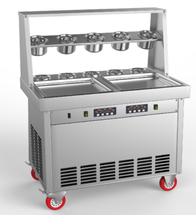 High-Performance Fried Ice Cream Rolls Machine for Ice Cream Shops