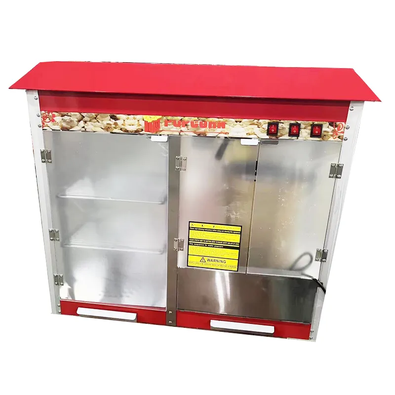 Popcorn Machine Commercial Fully Automatic Free Pot Night Market Stall with Warmer
