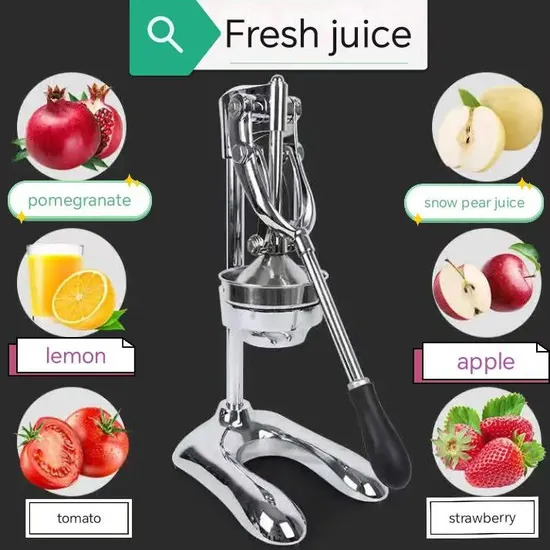 Manual Hand Press Orange Citrus Lemon Lime Fruit Juice Extractor Machine Orange Juice Machine Lemon Squeezer Machine Juicer Extractor Machine Wholesale Price