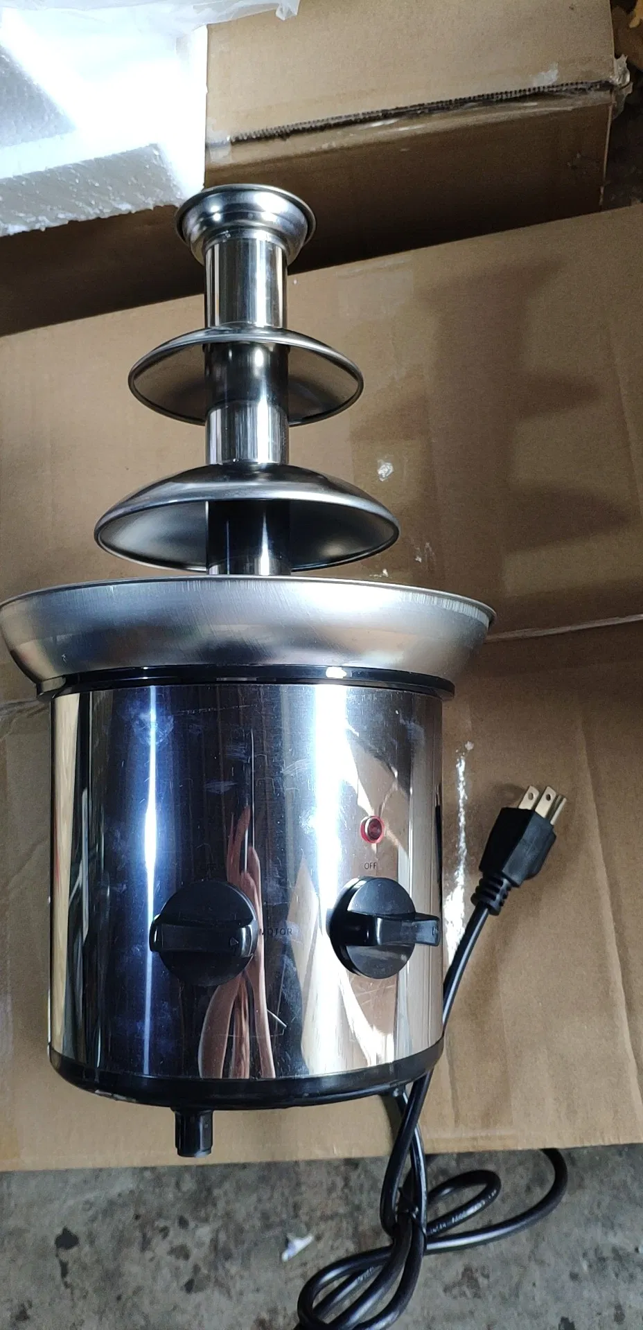 3 Tiers Mini Chocolate Fountain for Home Use