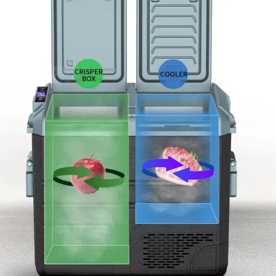 Waycool Dual Zones Single Control Digital Fridge Mini Car Fridge for Vegetables/Fruit/Camping/Outdoor/SUV/Travel