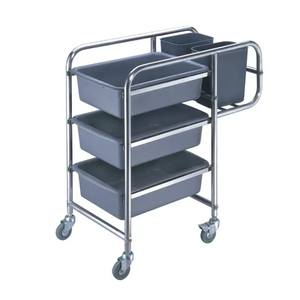 Commercial Restaurant Stainless Steel Collecting Cart