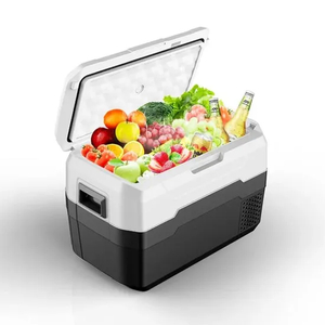 Portable Mini Car Refrigerator for Road Trips and Outdoor Adventures