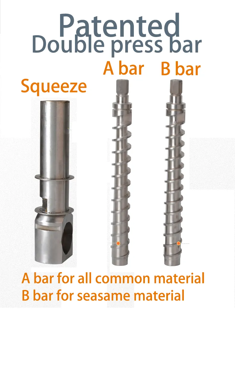 Commercial Double Screw Rod Hot and Cold Oil Press Machine for Peanut Sesame Seeds