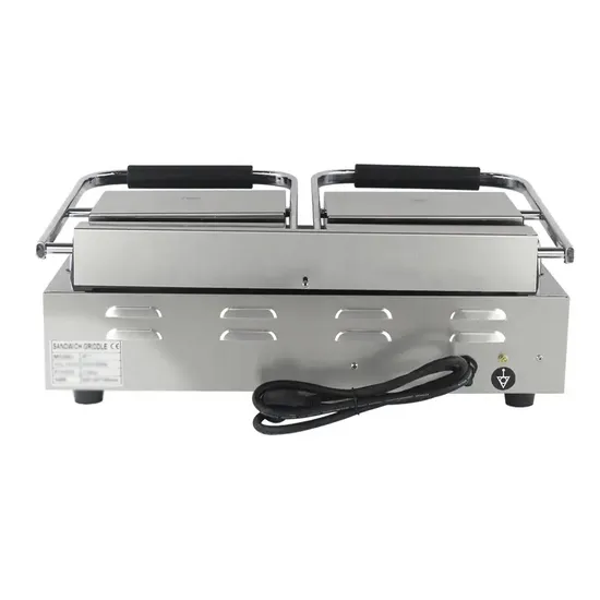 Stainless Steel Double Press Plate Sandwich Maker Machine