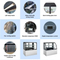 Stylish Glass Door Refrigerator for Pastry and Dessert Display