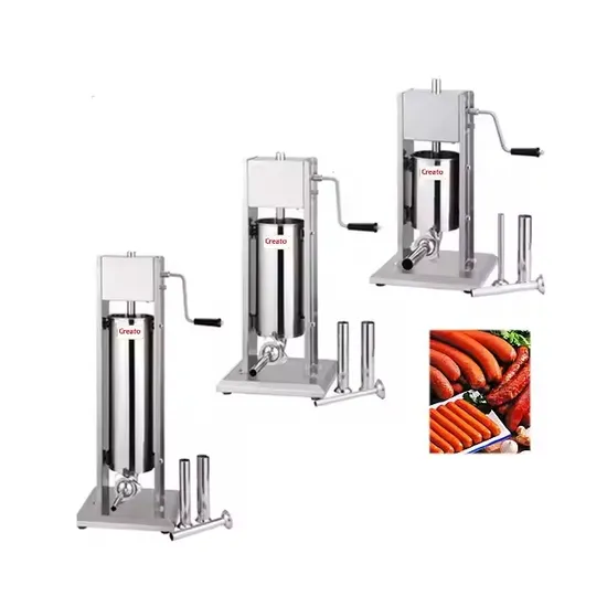 Heavy-Duty Manual Sausage Stuffer with Multiple Nozzle Sizes