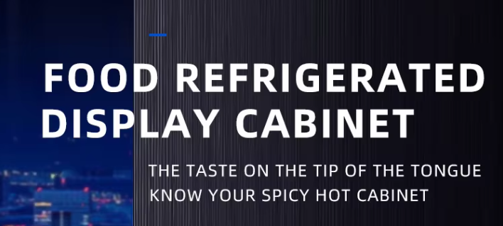 Dual Temperature Commercial Refrigerator Freezer for Fresh Food Display