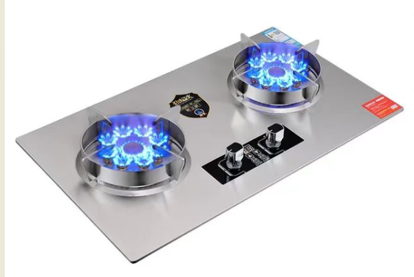 Freestanding Stainless Steel 2 Burner Gas Stove with Timing Function