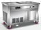 Advanced Cold Storage Fried Ice Cream Roll Machine with Refrigerated Barrels