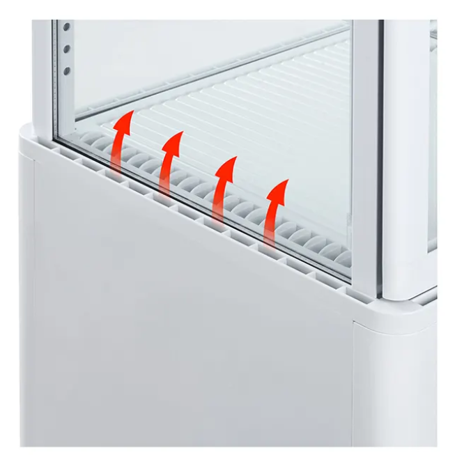 Premium Four-Sided Glass Beer/Wine/Beverage Display Fridge for Retail