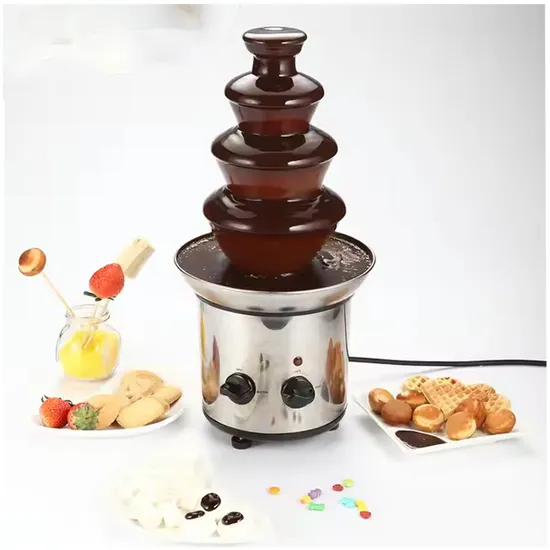 Triple Tiers Chocolate Fountain for Home Use (CT-1004)