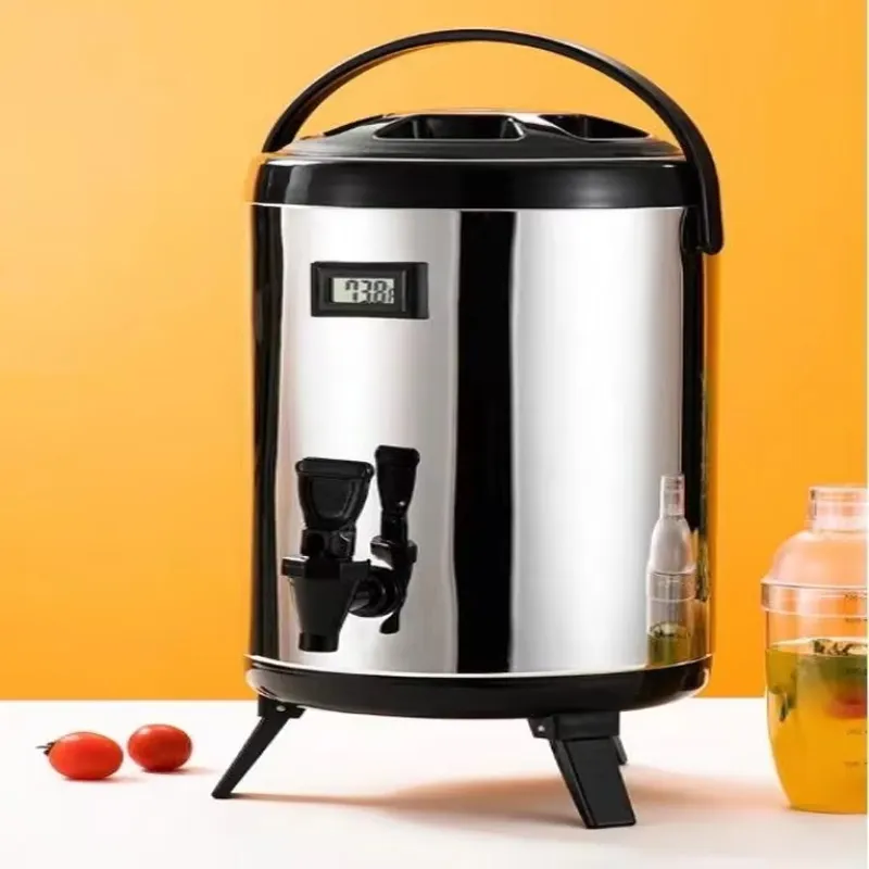 8L 10L 12L Restaurant Stainless Steel Insulation Tea Milk Bucket