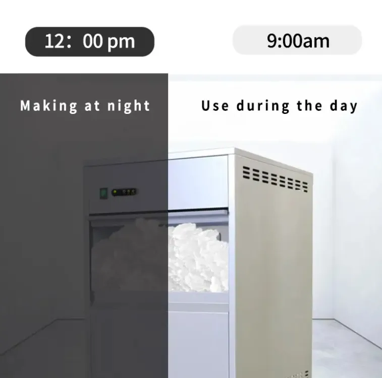 High-Performance Commercial Ice Cube Machine with Daily Output