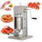 High-Quality 2L Stainless Steel Sausage Stuffer for Easy Meat Processing