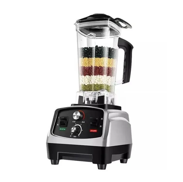 High Speed Mixer Stainless Steel Heavy Duty Commercial Electric Fruit Mixeur Ice Smoothie Fresh Juicer Food Blender