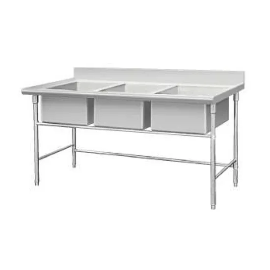 Kitchen Double Wash Basin Table