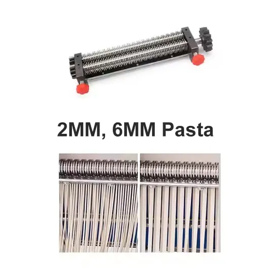 Electric Stainless Steel Noodle Maker with 2/6 mm Knife