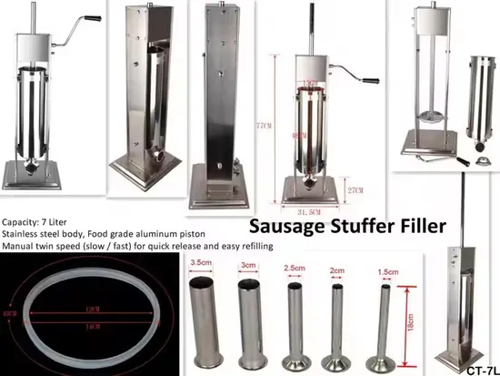10L Manual Stainless Steel Sausage Stuffer
