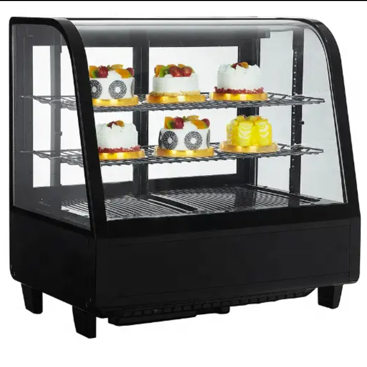 High-End Cake Display Fridge for Upscale Bakeries and Coffee