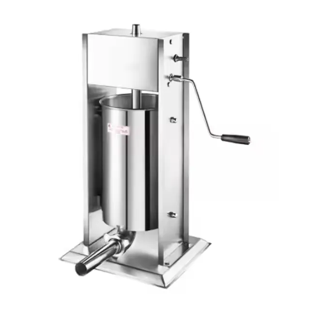 Heavy-Duty Manual Sausage Stuffer with Multiple Nozzle Sizes