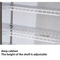 Double-Temperature Energy-Saving Cabinet for Supermarket Vegetables Display Fridge