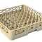 64-Compartment Plastic Tray Plate Washing Rack for Commercial Dishwasher
