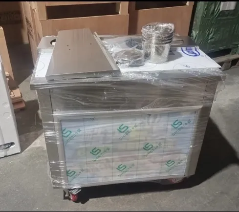 Premium Single Round Ice Cream Rolls Maker for Businesses