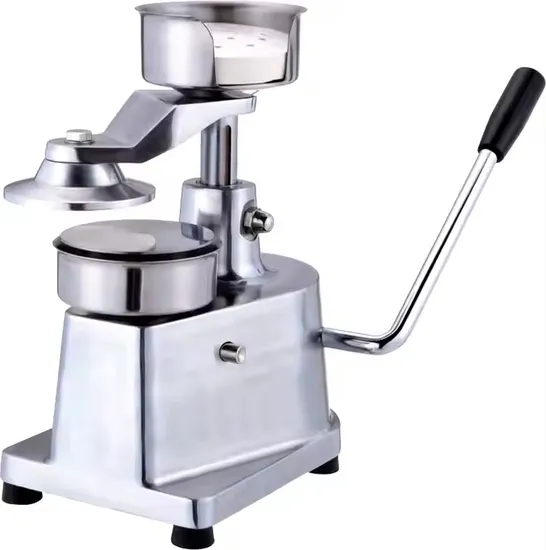 Heavy-Duty Manual Hamburger Press Machine for Juicy Patties