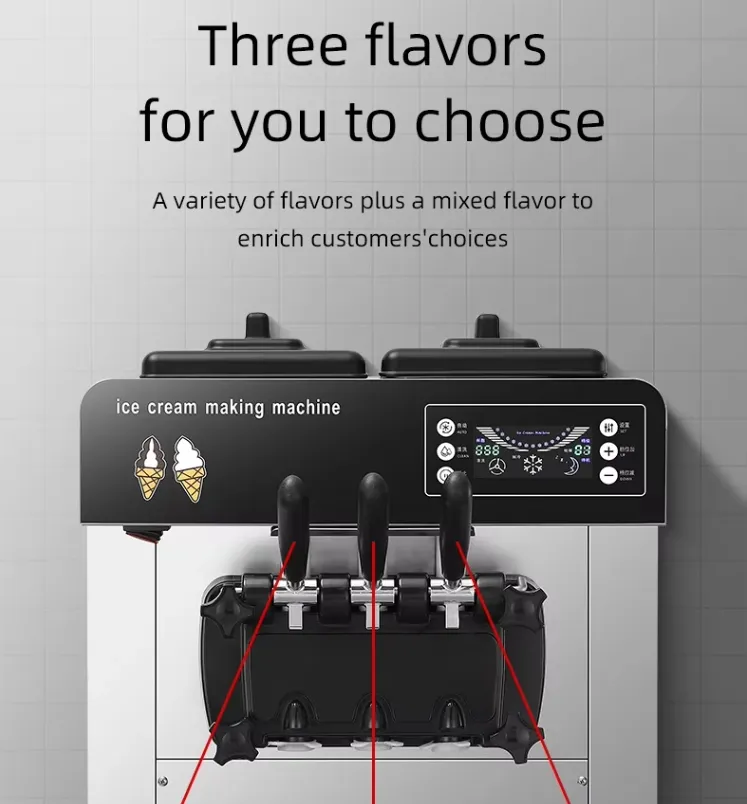 CT-Bql818t Electric Ice Cream Machine Ice Cream Maker Commercial Ice Cream Machine