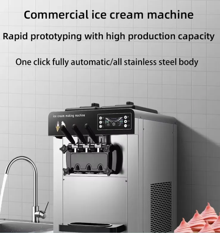 CT-Bql818t Electric Ice Cream Machine Ice Cream Maker Commercial Ice Cream Machine