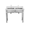 Kitchen Stainless Steel Wash Three Basin Sink Table